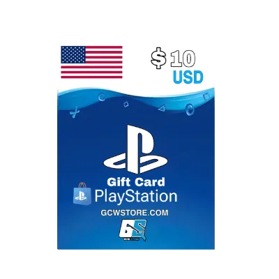 PlayStation Network Gift Card 10 USD - PSN Key - UNITED STATES UNITED STATES — PlayStation redeem code at GCW Store