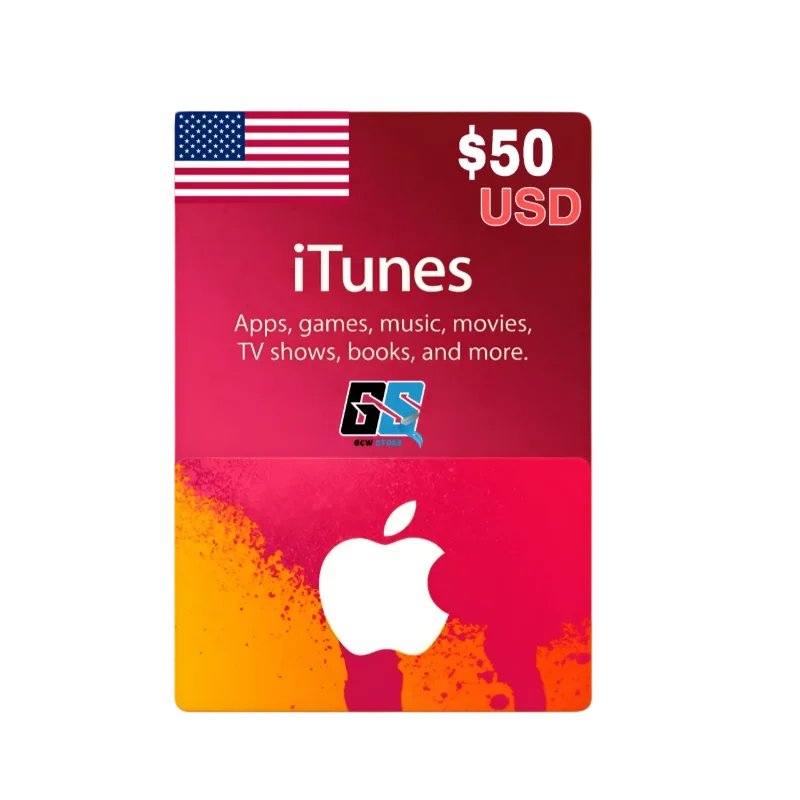 iTunes Gift Card 50 USD - iTunes Key - United States UNITED STATES — Apple / iTunes redeem code at GCW Store