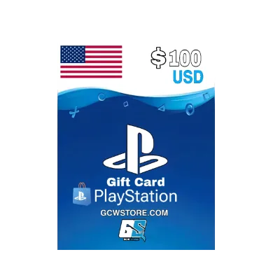 PlayStation Network Gift Card 100 USD - PSN Key - UNITED STATES UNITED STATES — PlayStation redeem code at GCW Store