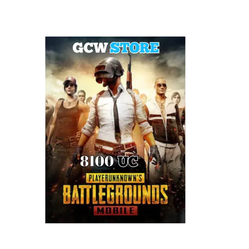 PUBG MOBILE 8100 UC REDEEM CODE GLOBAL GLOBAL — PUBG Mobile redeem code at GCW Store