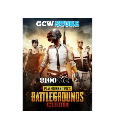 PUBG MOBILE 8100 UC REDEEM CODE GLOBAL GLOBAL — PUBG Mobile redeem code at GCW Store