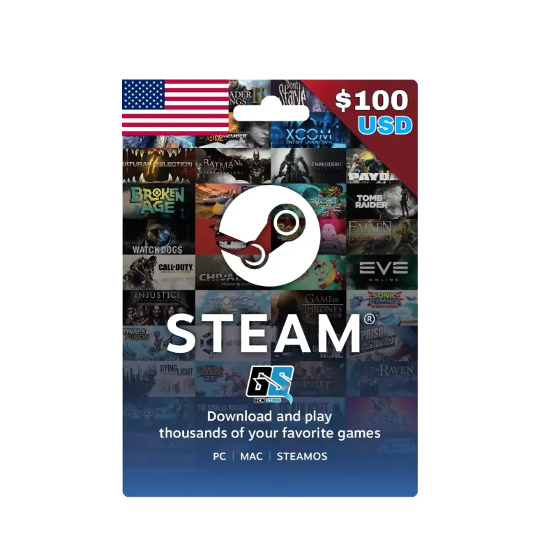 Steam Gift Card 100 USD - Steam Key - United States UNITED STATES — Steam redeem code at GCW Store