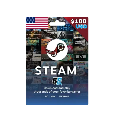 Steam Gift Card 100 USD - Steam Key - United States UNITED STATES — Steam redeem code at GCW Store