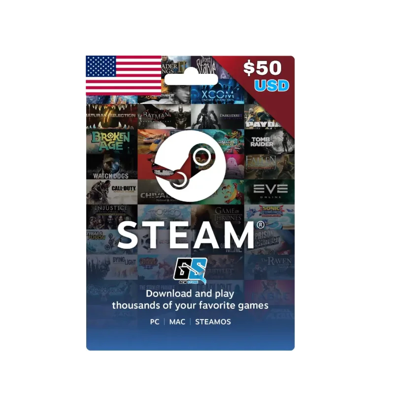 Steam Gift Card 50 USD - Steam Key - United States UNITED STATES — Steam redeem code at GCW Store