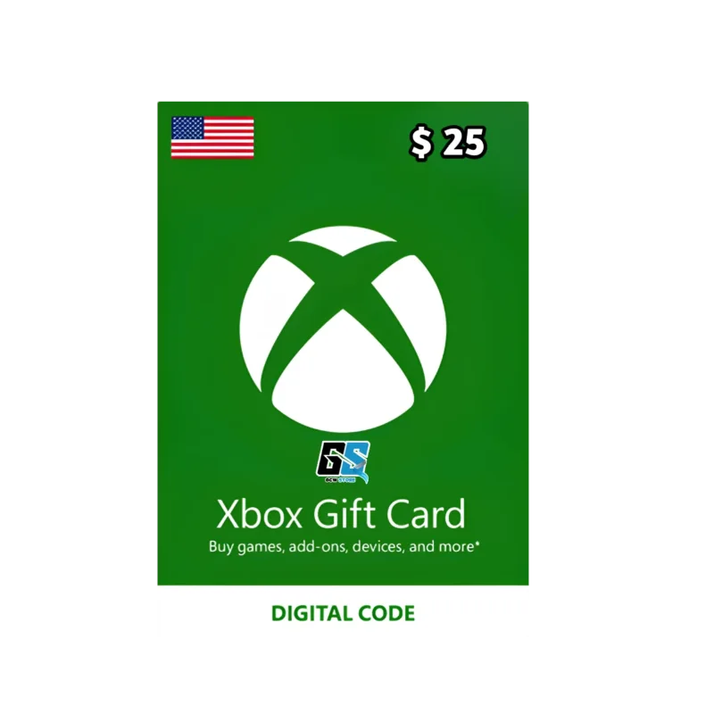 XBOX Live Gift Card 25 USD - Xbox Live Key - UNITED STATES UNITED STATES — Xbox redeem code at GCW Store